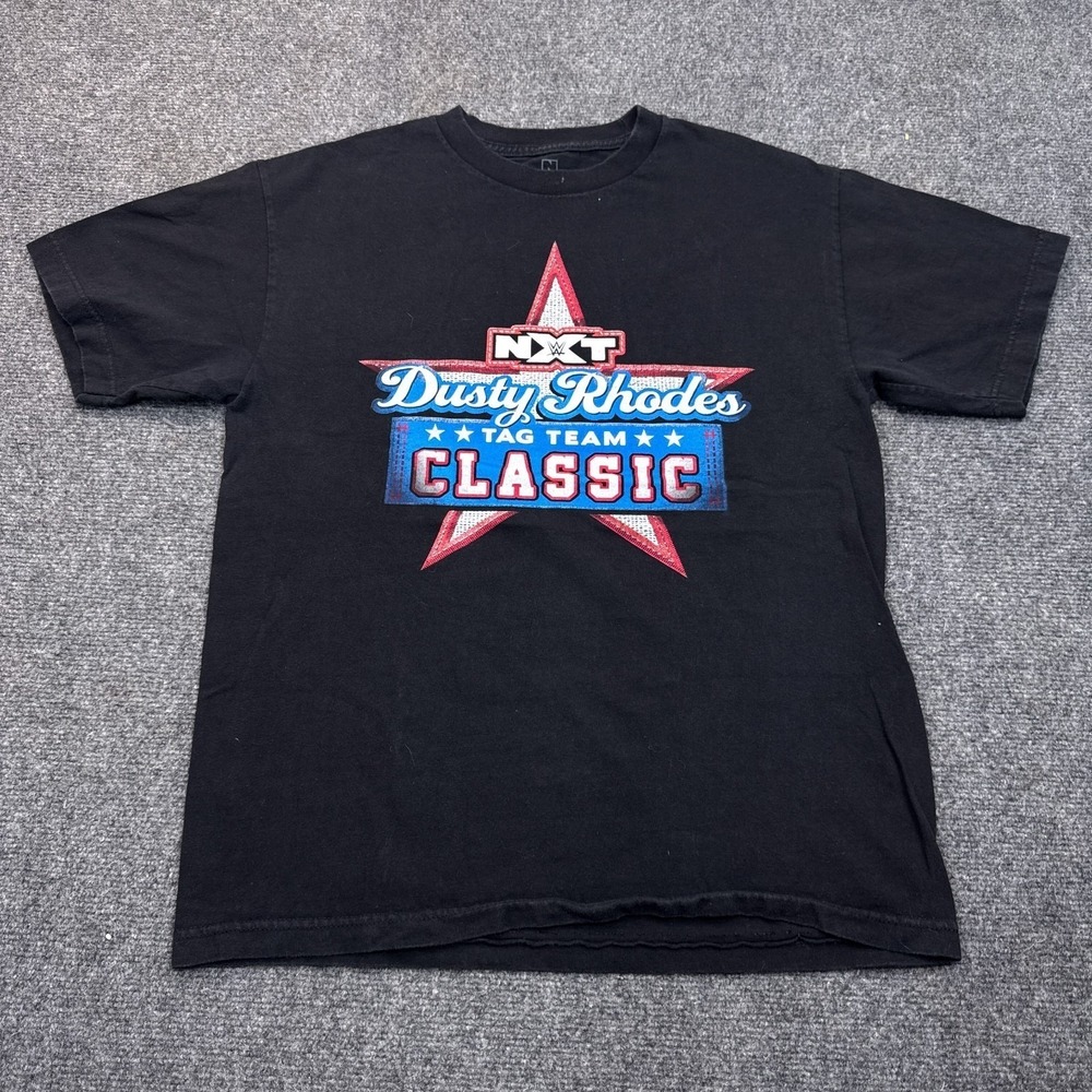 NXT Wrestling Dusty Rhodes Tag Team T Shirt Adult Size Medium‎ Vintage Style Tee